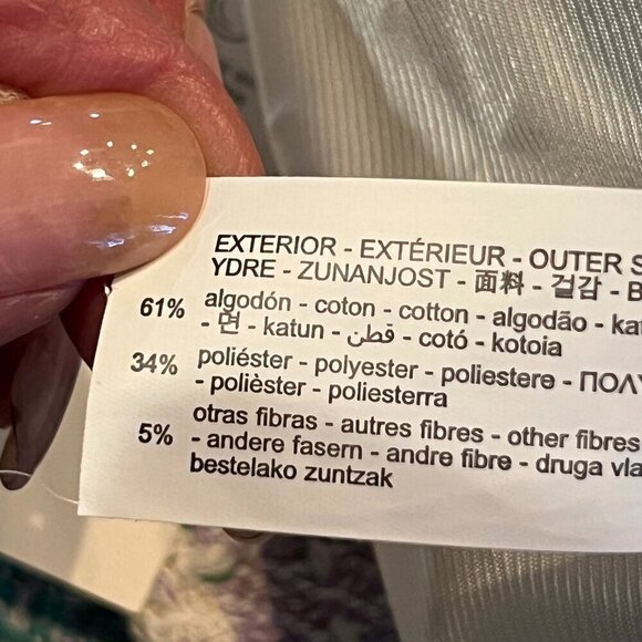 NWT ZARA Textured Plaid Cropped Blazer Jacket Bloggers Fav Turquoise & Lavender - Picture 16 of 16